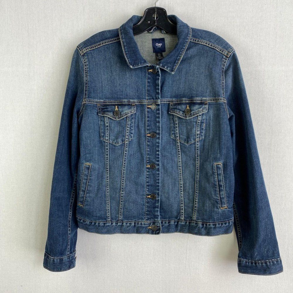 GAP Dark Wash Denim Jacket
